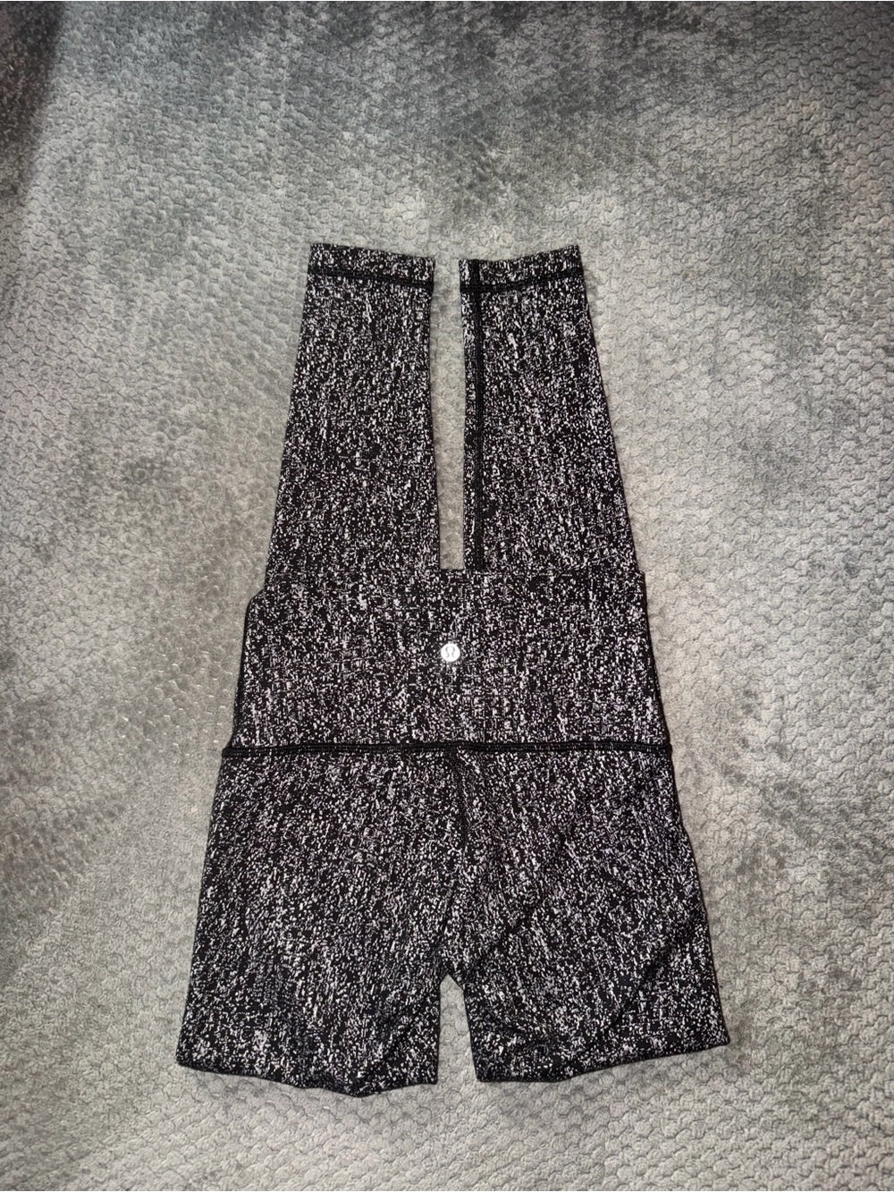 Lululemon High-Rise Black Speckled Active leggings